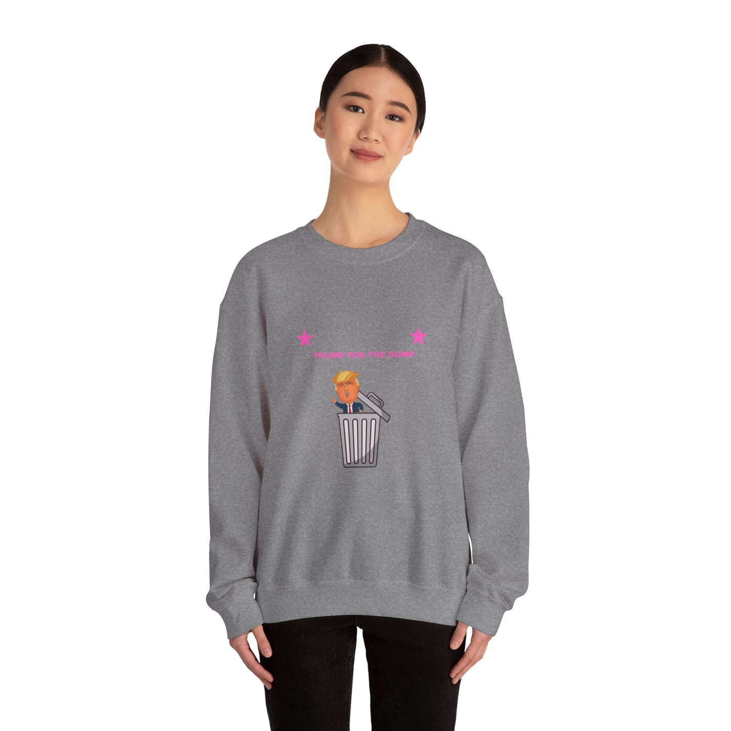 Trump For The Dump Pink Sweatshirt