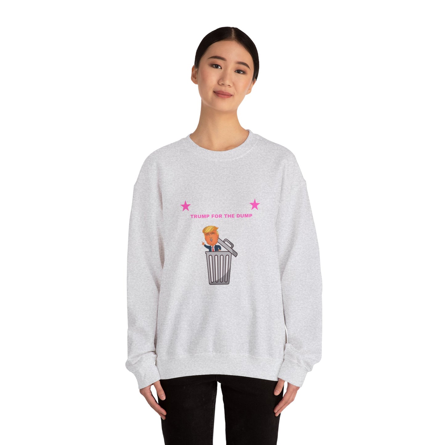 Trump For The Dump Pink Sweatshirt