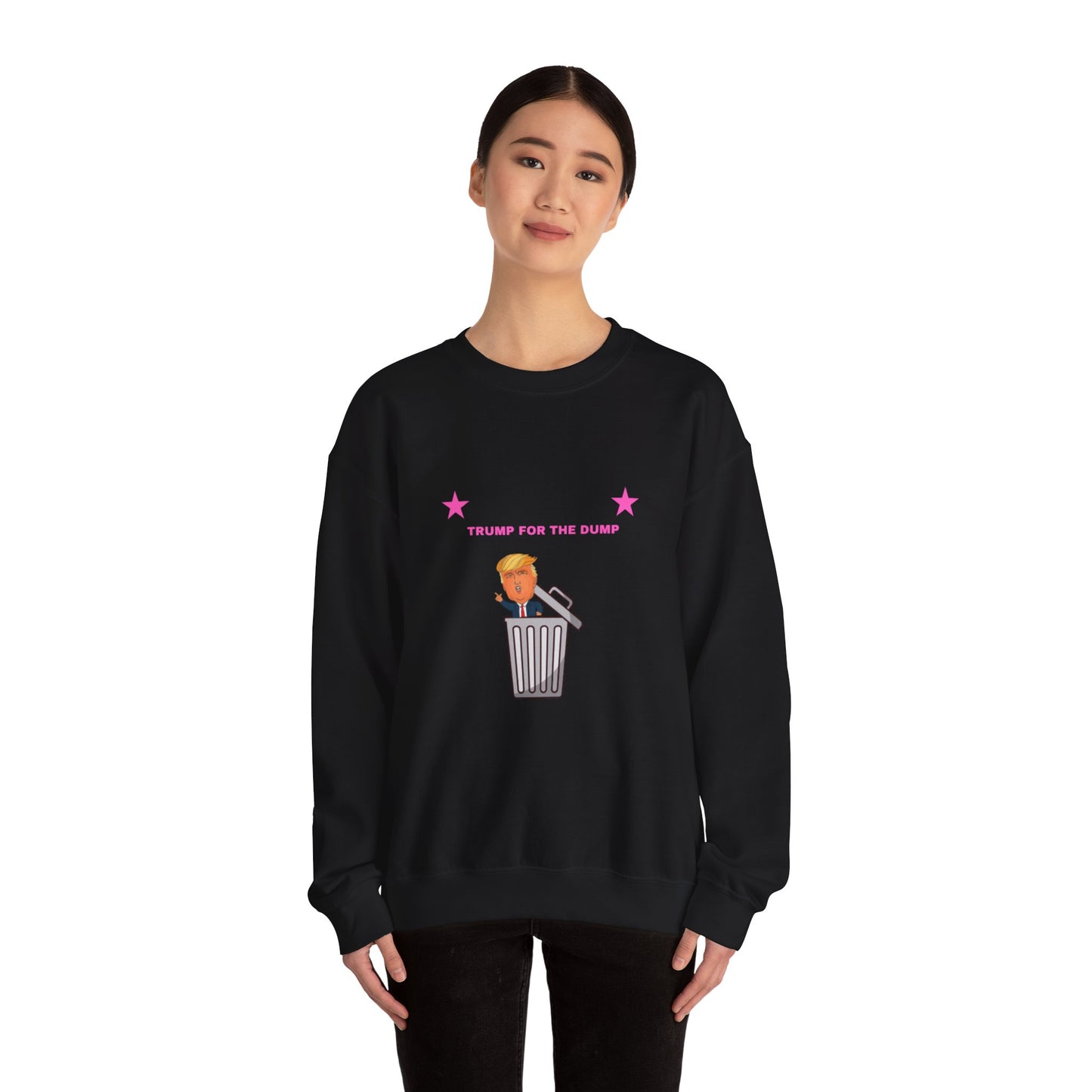 Trump For The Dump Pink Sweatshirt