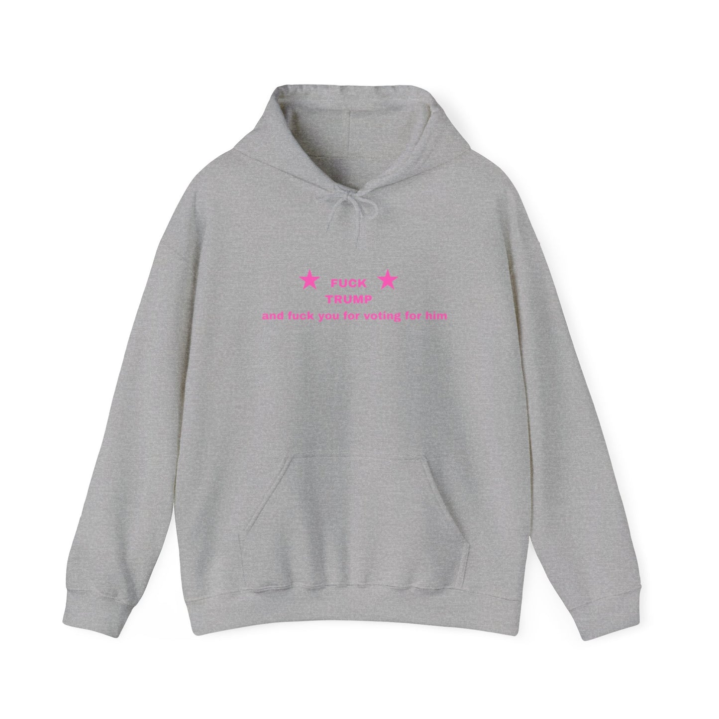 Fuck Trump Pink hoodie