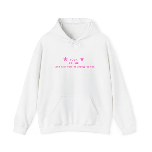 Fuck Trump Pink hoodie