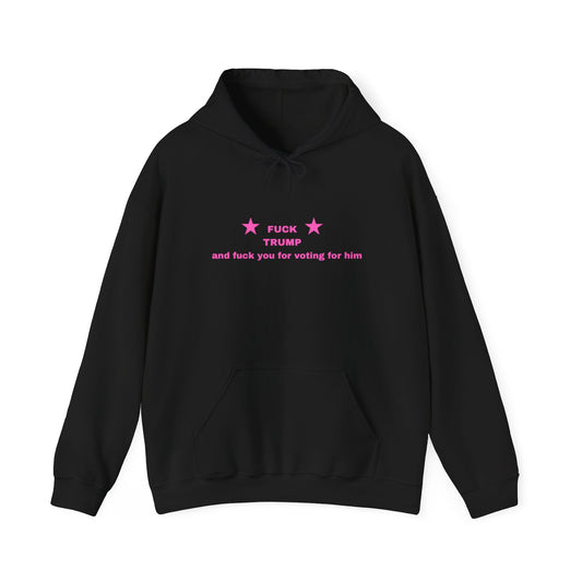 Fuck Trump Pink hoodie