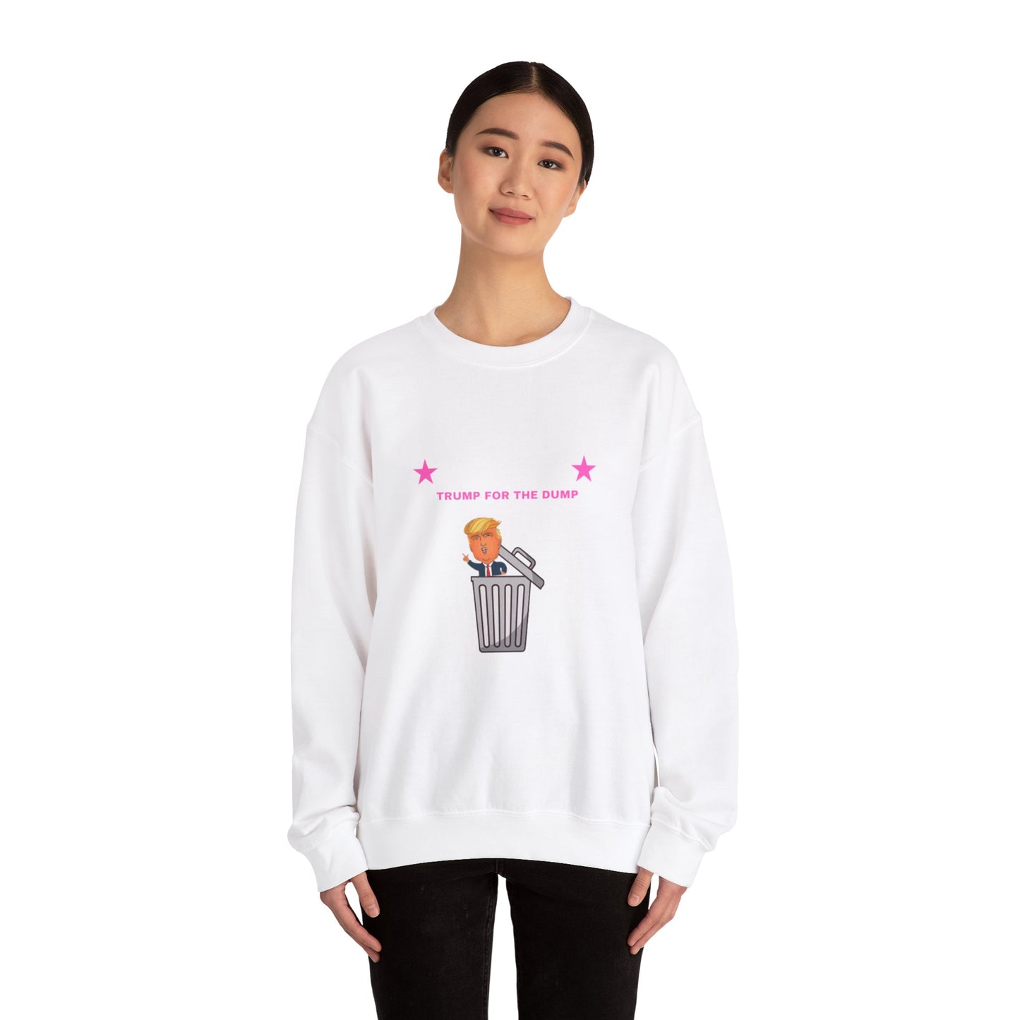 Trump For The Dump Pink Sweatshirt